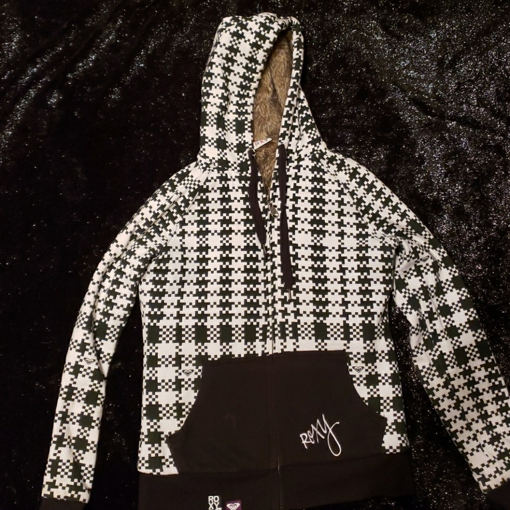 Roxy zip up hoodie.